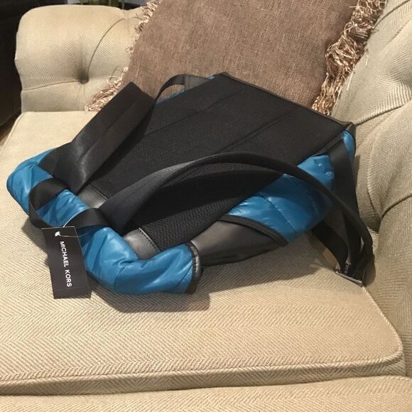 MICHAEL KORS BROOKLYN QUILTY LARGE BACKPACK LAPTOP SCHOOL WORK VACATION … - Picture 10 of 13